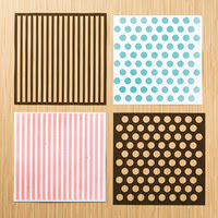 Dots & Stripes Decorative Masks