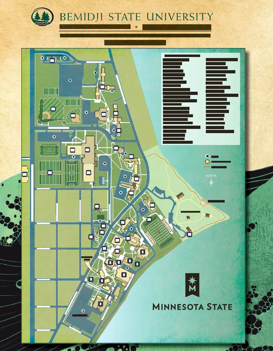 Bemidji State University Campus Map