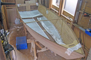 ボート自作図 作り方 完成艇 コンフォート １１ｖ