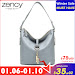 Discount  Zency New Fashion Women Shoulder Bag Metal Tassel 100% Genuine Leather Lady Crossbody Messenger Ele