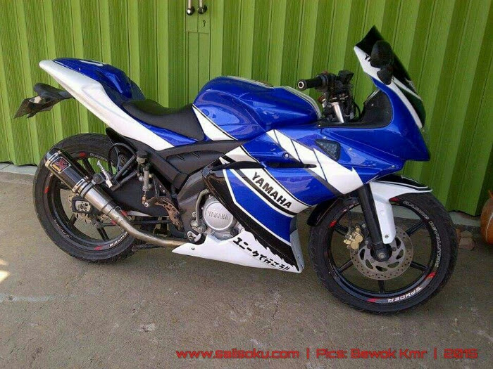 Modifikasi Full Fairing Yamaha Old Vixion Blue SAiiSOKU com Modifikasi Full Fairing Yamaha Old Vixion Blue SAiiSOKU com
