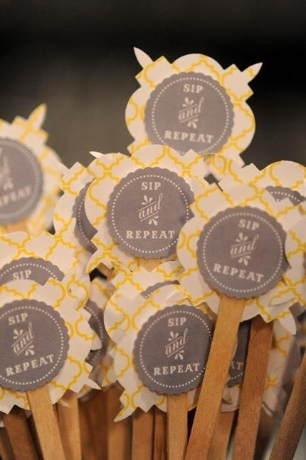 SIP AND REPEAT COCKTAIL STICKS