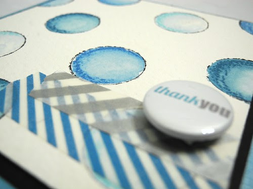 Watercolor Polka Dots Thank You