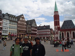 Ostzeile di Römerberg, Frankfurt, Germany