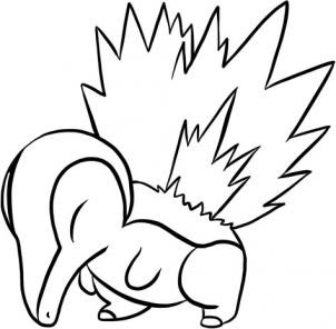 How to draw cyndaquil  Hellokids com