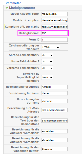 Newsletter Script und PHP Newsletter Software SuperWebMailer - Joomla ...