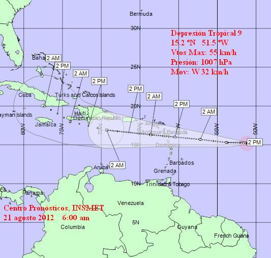 Nueva depresión tropical