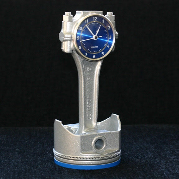 Recycled Auto Piston Rod Desk CLOCK - DODGE VIPER