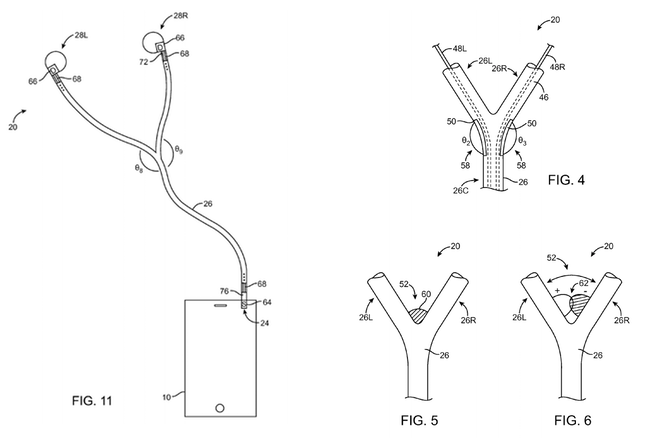 リア充向け 一つのイヤフォンの左右を二人で別々に使える特許をappleが取得 面白いアプリ Iphone最新情報ならmeeti ミートアイ