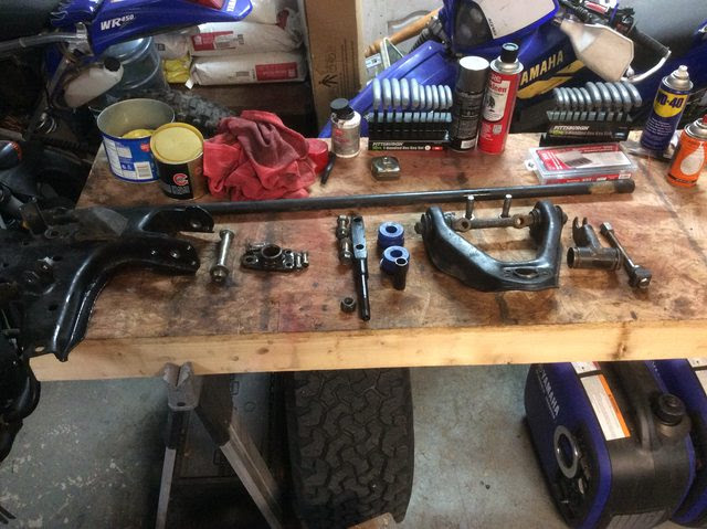 1994 4x4 D21 Hardbody Front Suspension Build - Part 1 ...