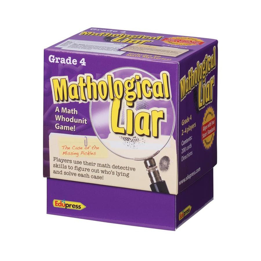 Teacher Created Resources Teacher Created Resources Ep 3397bn 2 Each Mathological Liar Game Grade 4 In The Endless Aisle Department At Lowes Com
