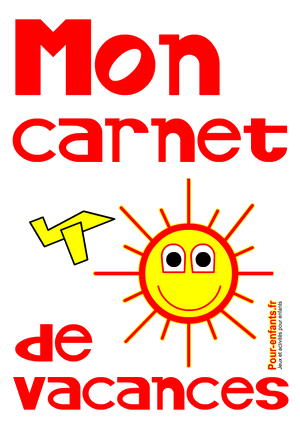 Cahier de vacances gratuit à imprimer maternelle enfants faire