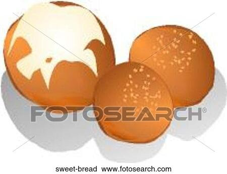 Download Clipart of Sweet Bread sweet-bread - Search Clip Art ...