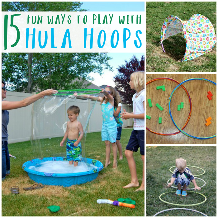 Fun ways to play with hula hoops
