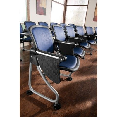OFM 211T ReadyLink Add-On Seat with Tablet Seat/Back Color: Peach, Finish: Silver