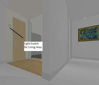 3D Light Switch - Entrance