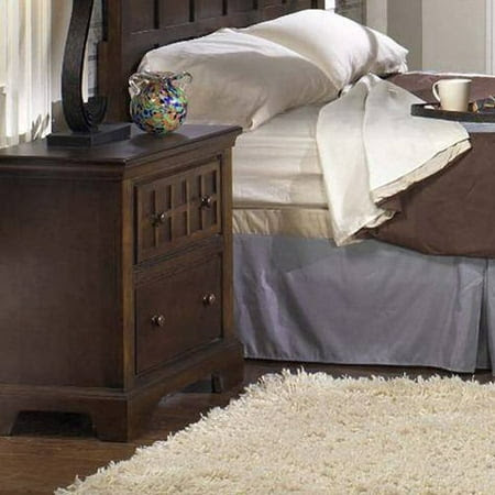 Review Progressive Furniture Casual Traditions 2 Drawer Nightstand -
Walnut Before Too Late