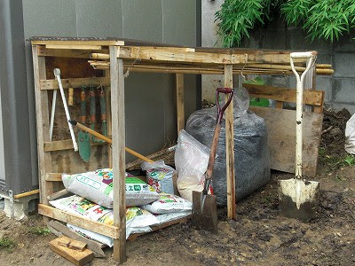 ナントカ3丁目の夕日 農具小屋完成