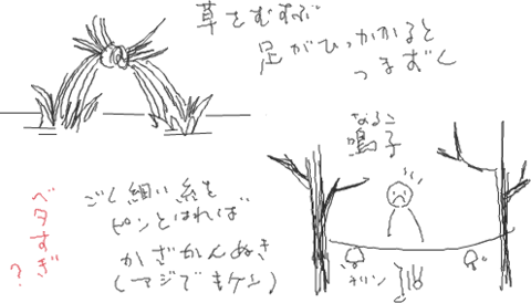 子供でもできるトラップの作り方を教えてください 公園や学校 人力検索はてな