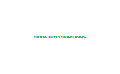 Model Baju Batik Muslim Terbaru 2019