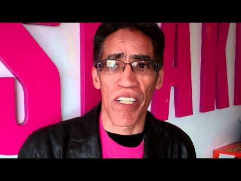 Golden Voice man 'Ted Williams' surprises a lucky fan at a Milkshakes store WEHO