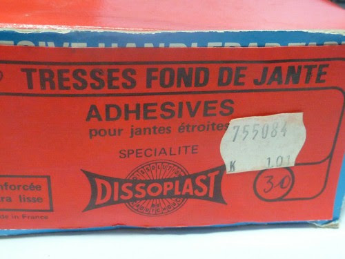 2 Fond De Jante Tresse Adhesif 16mm Fabricant Dissoplast Ancien Stock Velo Tires