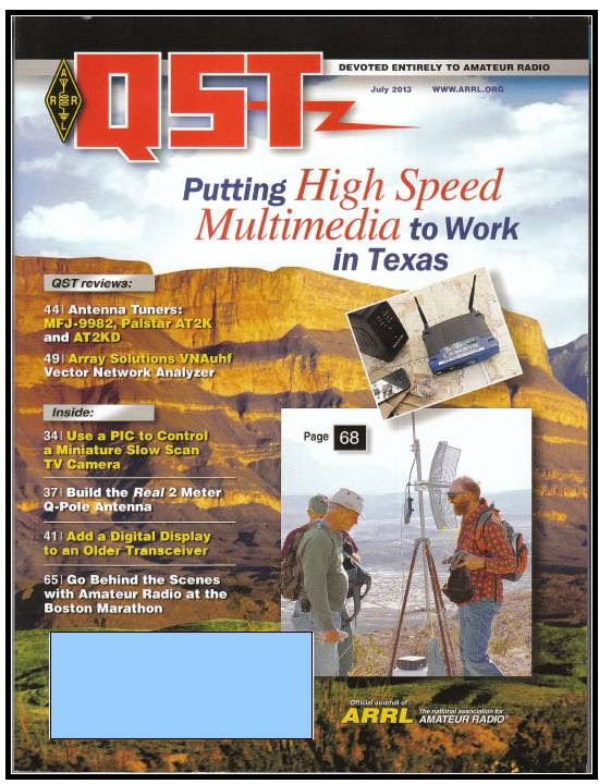 QST July 2013 Front Page