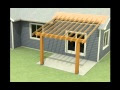 Building a shed roof canopy
 