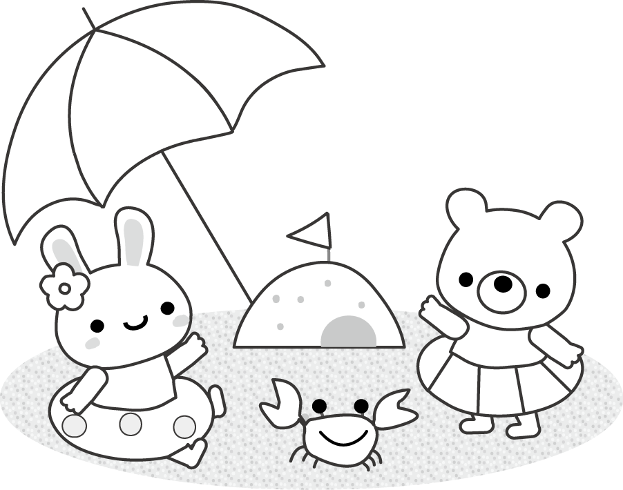 かわいい夏のイラスト 無料イラスト