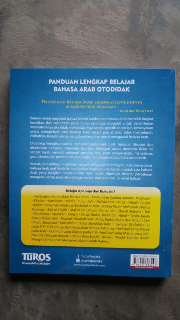 Buku Terjemah Mulakhosh Bahasa Arab Lengkap Otodidak 2 