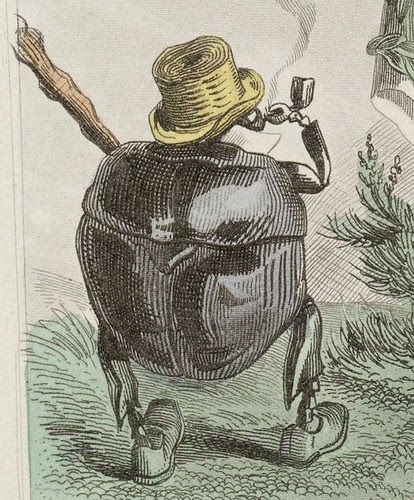 Sensitive (detail) - Les Fleurs Animées - JJ Grandville