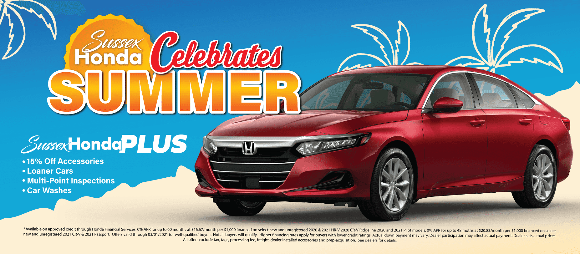 Current Honda New Vehicle Lease Specials  Sussex Honda