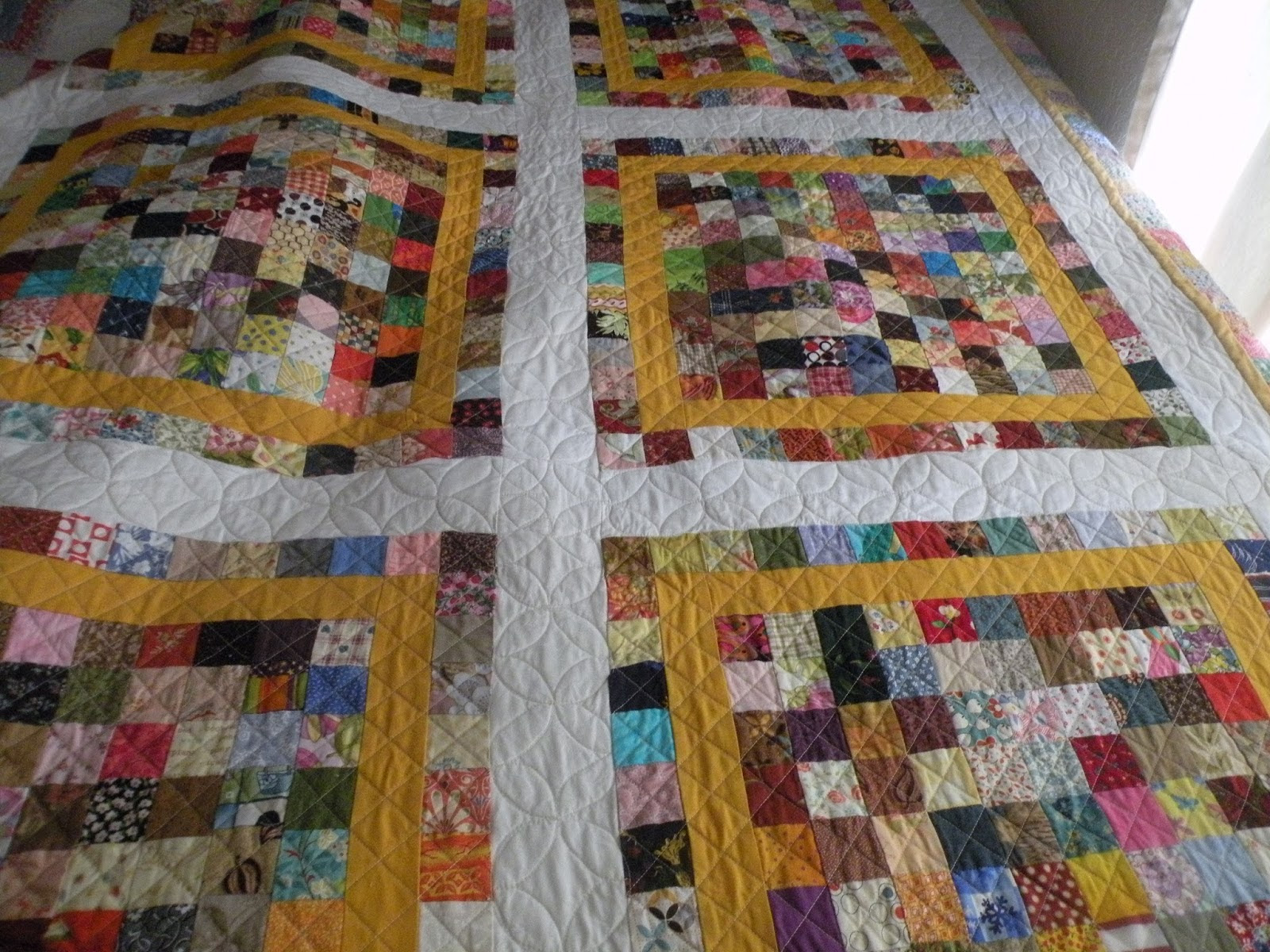 100 Patch Quilt Tutorial Wedding Dress Blue 100 Patch Quilt Tutorial Wedding Dress Blue