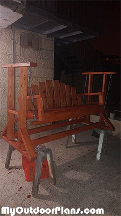 woodworking plans glider bench