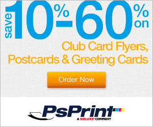 SAVE up to 60% Off on Printing at PsPrint!