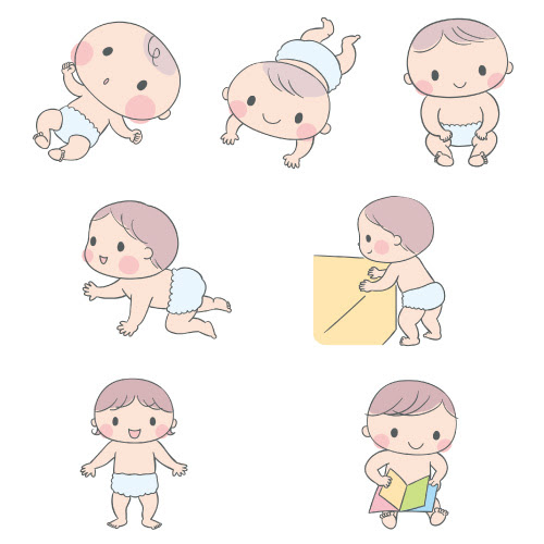 赤ちゃんのイラスト リクルート 妊すぐ 妊婦になったらすぐ使う本