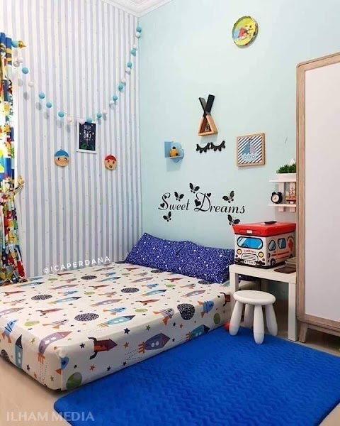dekorasi untuk kamar tidur yang sempit