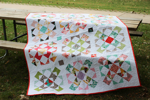 Stacked Windmills Quilt by Jeni Baker