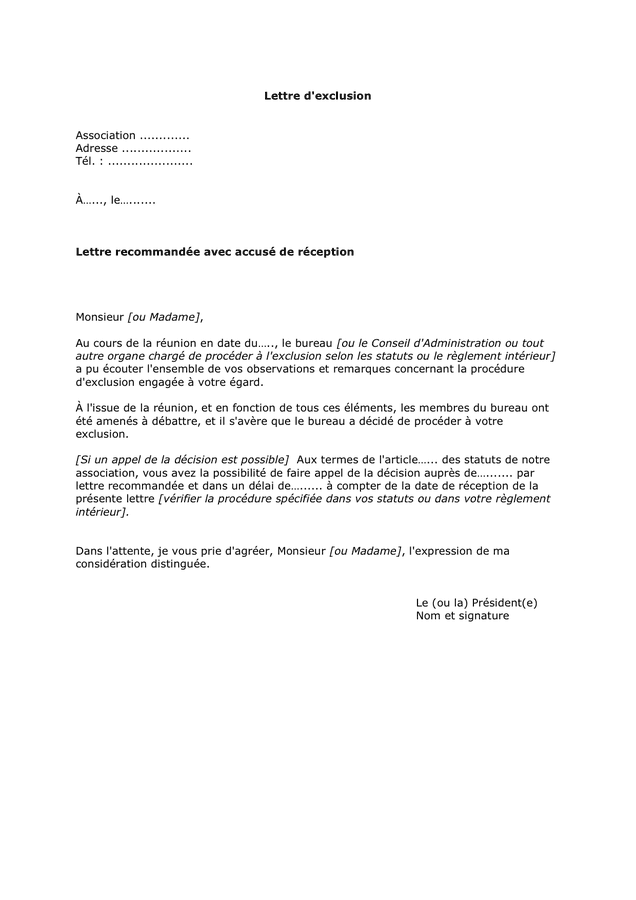 exemple de lettre de démission vdi   25