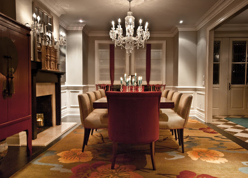 Same room - different look eclectic dining room