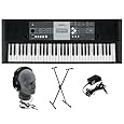 Yamaha YPT-230 Premium Keyboard Pack with Headphones, Power Supply, and Stand