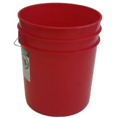 Leaktite 5 gal. Bucket-5GL WHITE PAIL - The Home Depot