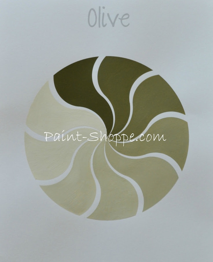 http://www.pinterest.com/pin/67413325643133078/ Olive color value pinwheel. Yummy Eye Candy