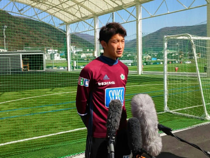松本 松本所属の熊本県出身選手2名が取材対応 自分のプレーで少しでも元気を出してもらえれば 山本大貴
