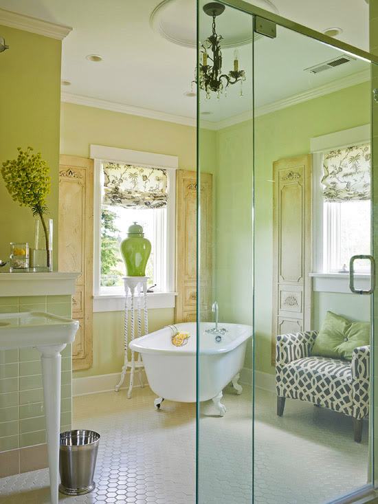 Chartreuse Victorian Bath