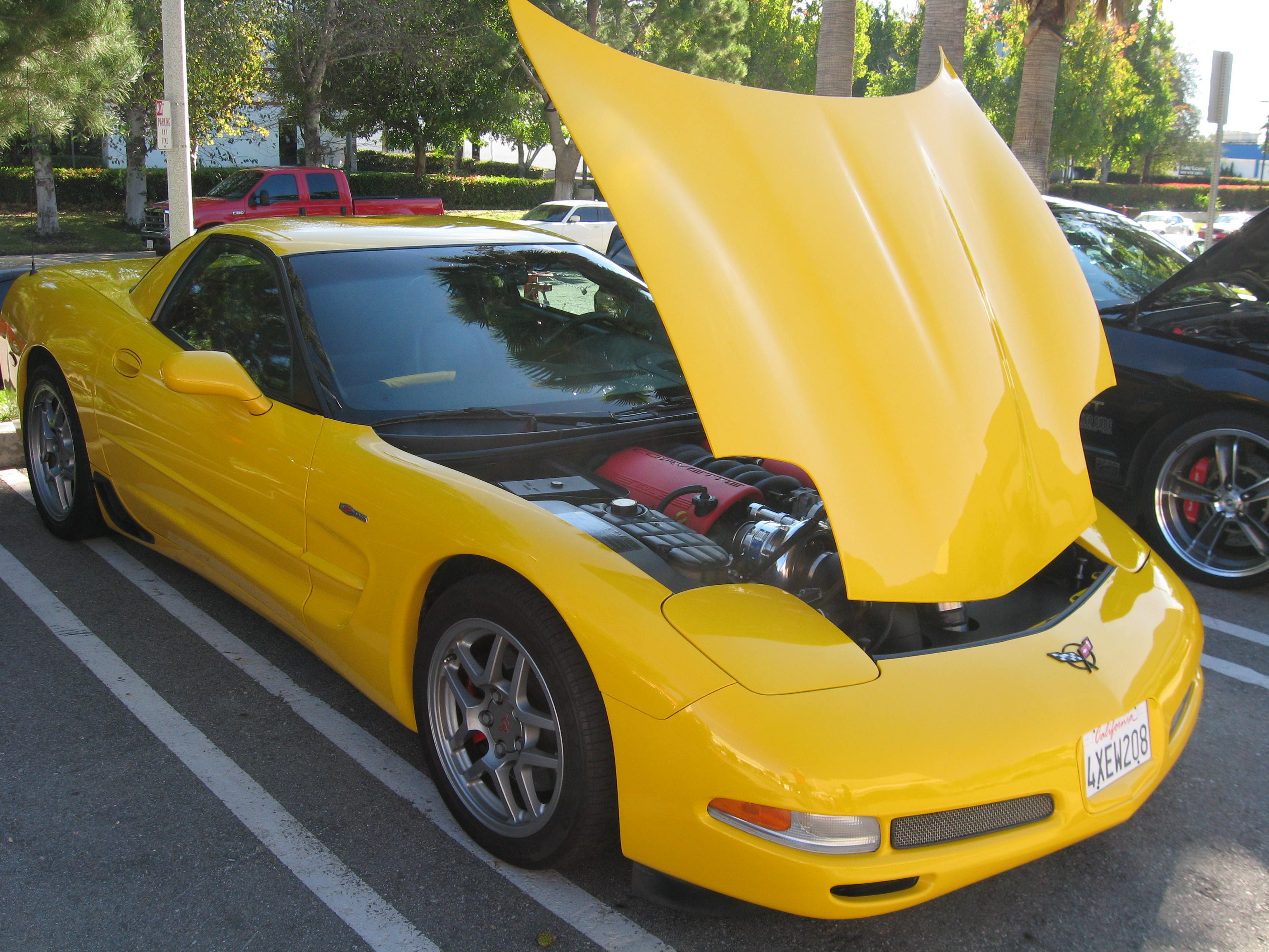 C5 Z06 Corvette put down