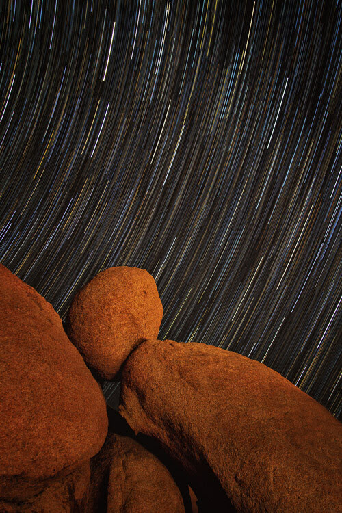 Star trails at Joshua Tree National Park, California - Advanced Shooting Modes: What They Are and When to Use Them