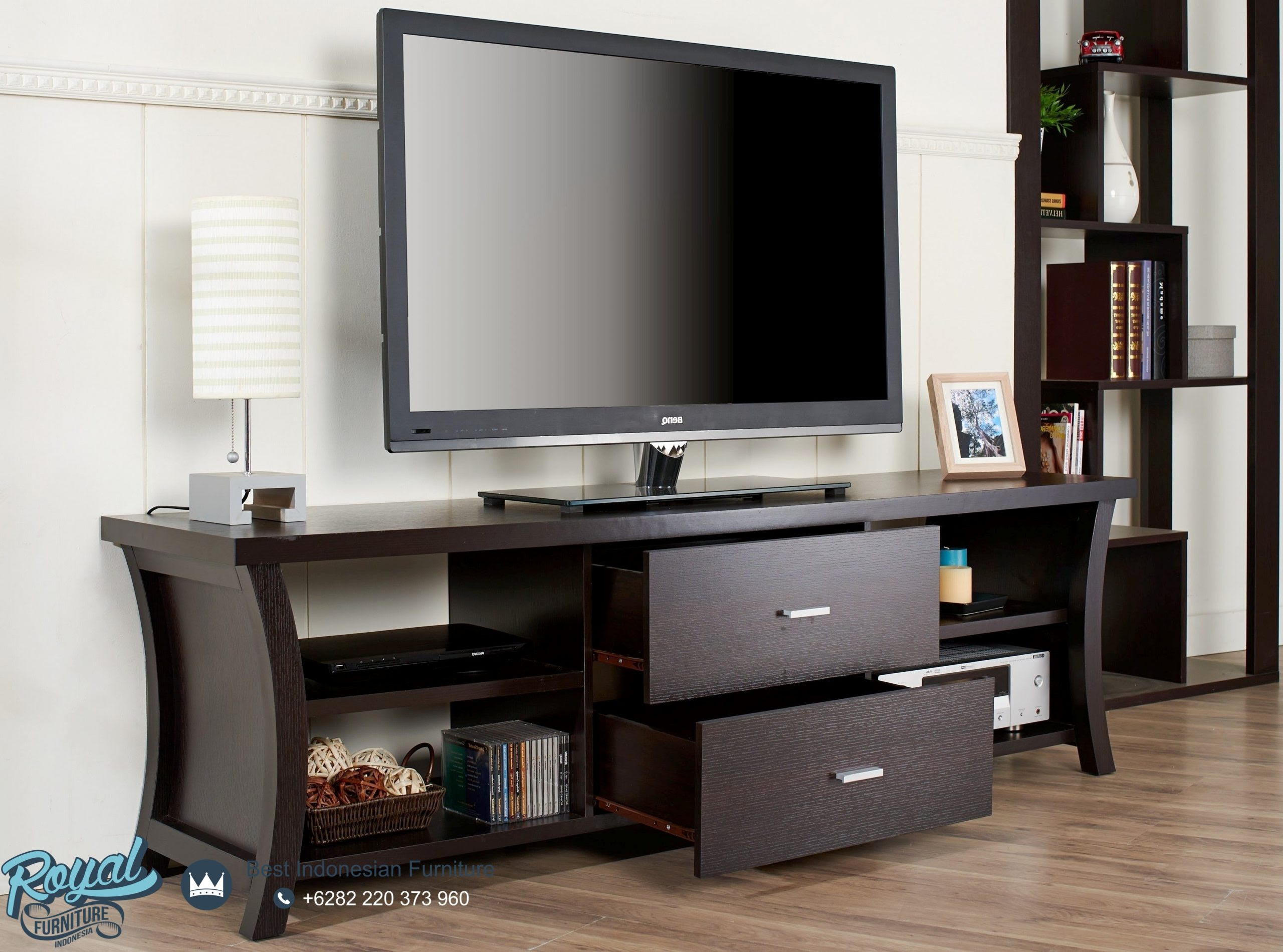 Desain Meja Tv Minimalis Kayu  Jati Jepara American Lynarra 