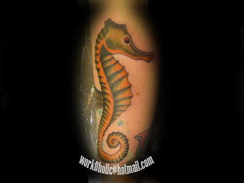 seahorse tattoo