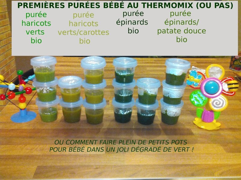 Puree Bebe D Epinards A Partir De 4 6 Mois Au Thermomix Ou Pas Flagrants Delices By Tambouillefamily